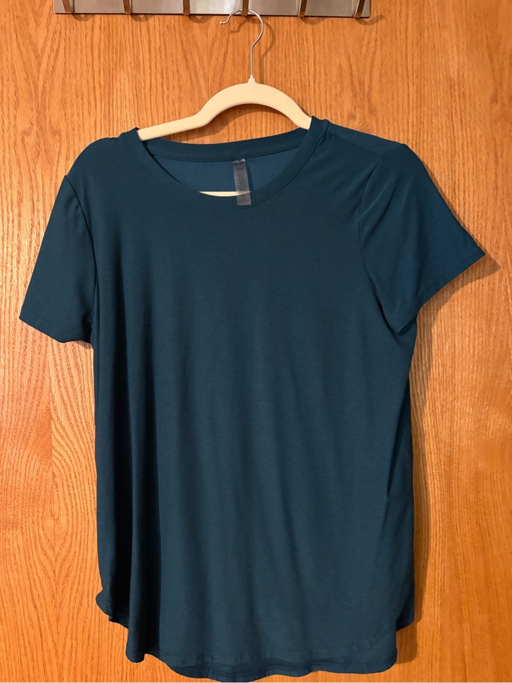 Beyond Yoga Short-Sleeve Tee in Teal Blue